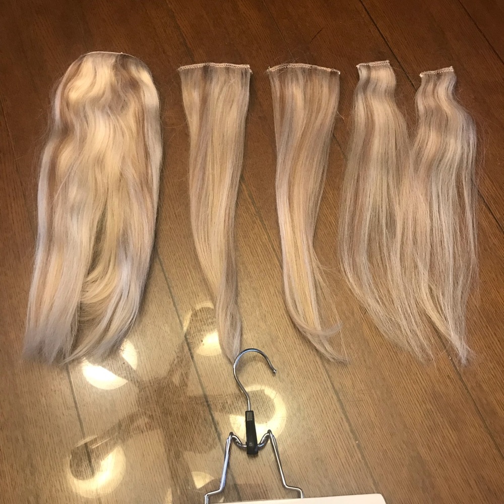 Hidden crown clip ins
